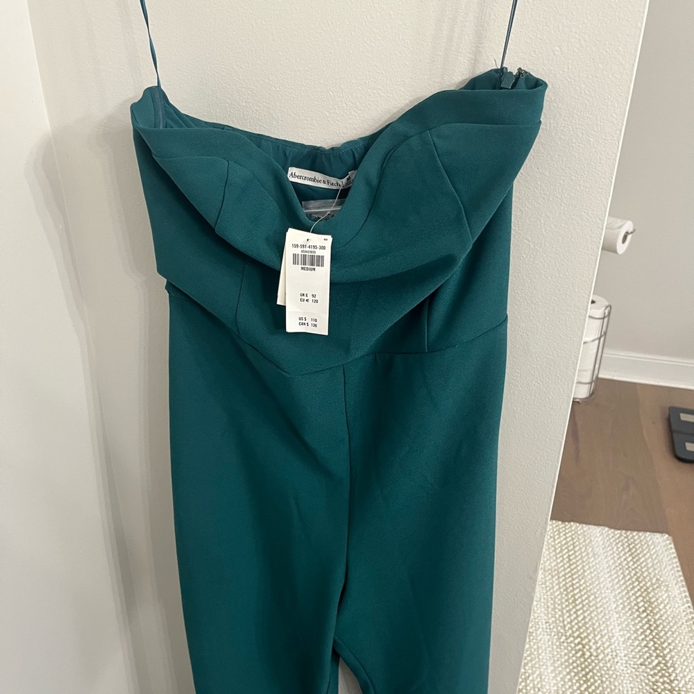 Abercrombie & Fitch Teal Jumpsuit